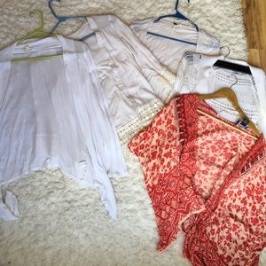 SET OF 5 SWEATER CARDIGANS